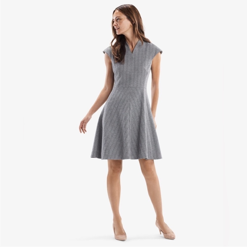 MM Lafleur The Ruth Dress in Zip Jacquard Print NWT Size 16